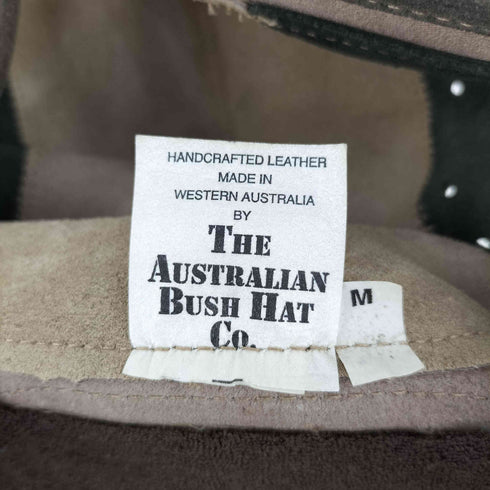 the australia bush hat スエードレザー ベルクロキャップ メンズ