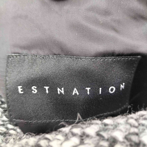 エストネーション ESTNATION 2B ツイード チェスター コート メンズ JPN:S