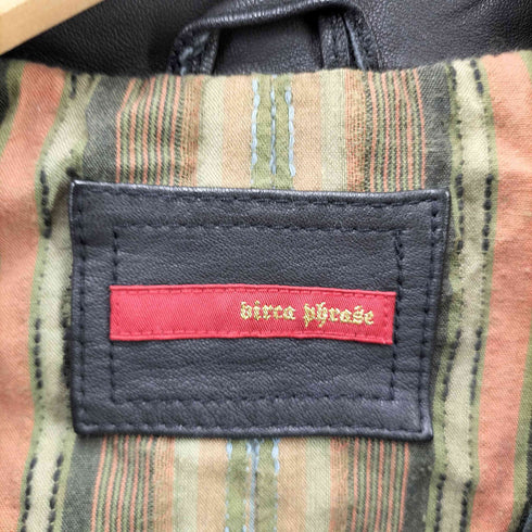 VIRCA PHRASE ラムレザー ビンテージ加工 ジャケット レディース FREE