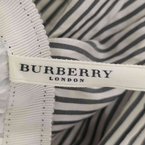 バーバリーロンドン BURBERRY LONDON ハイウエスト ストライプ ギャザースカート レディース JPN:38
