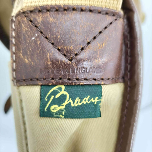 ブレディー Brady イングランド製 キャンバス 2ポケットショルダーバッグ メンズ