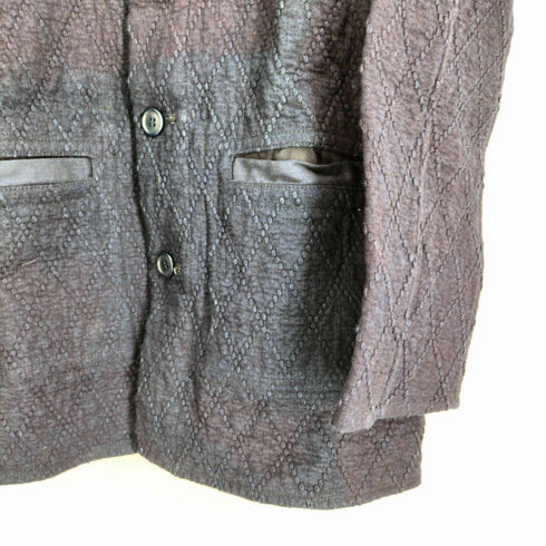 ブルーブルー BLUE BLUE ARIGATO PURE INDIGO 藍染 刺し子 スタンドカラー ジャケット メンズ JPN:2