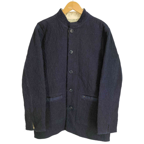 ブルーブルー BLUE BLUE ARIGATO PURE INDIGO 藍染 刺し子 スタンドカラー ジャケット メンズ JPN:2