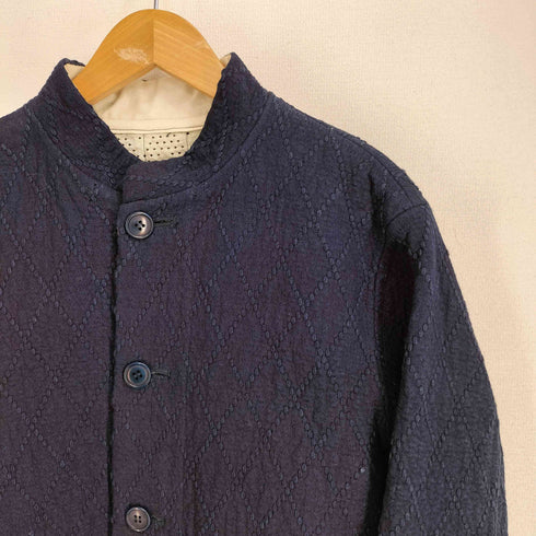 ブルーブルー BLUE BLUE ARIGATO PURE INDIGO 藍染 刺し子 スタンドカラー ジャケット メンズ JPN:2