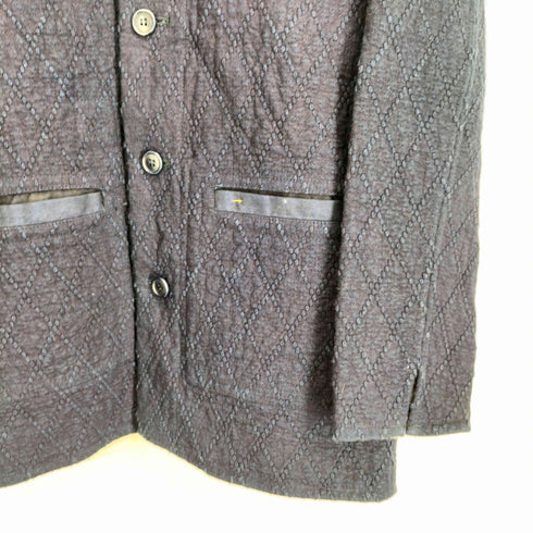 ブルーブルー BLUE BLUE ARIGATO PURE INDIGO 藍染 刺し子 スタンドカラー ジャケット メンズ JPN:2