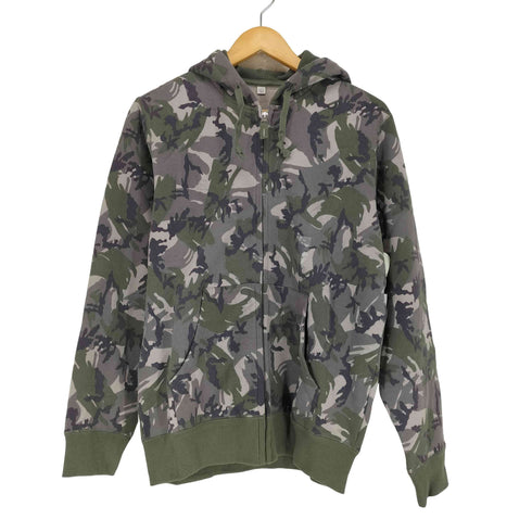 ユニクロ UNIQLO y2k single zip up camo parka メンズ JPN:L