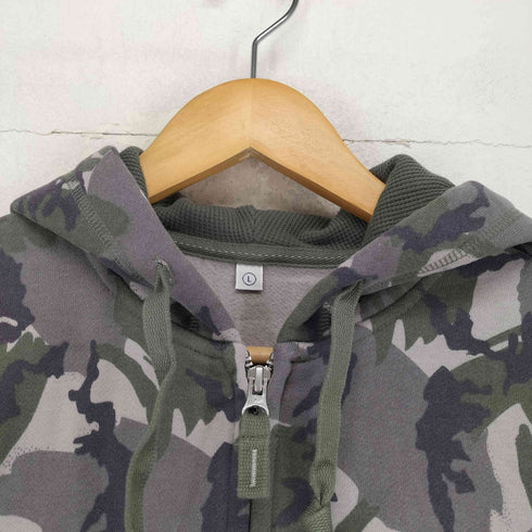 ユニクロ UNIQLO y2k single zip up camo parka メンズ JPN:L