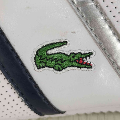 ラコステ LACOSTE TOURELLE LP SPM ロゴ刺繍 パンチングレザー メンズ EUR:42