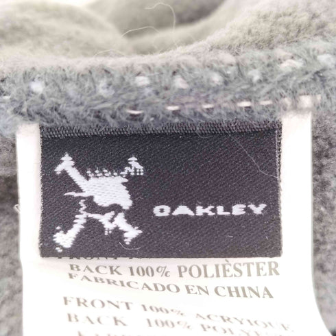 オークリー OAKLEY スカル刺繍 アクリルニット ビーニーキャップ メンズ