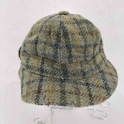 ハリスツイード Harris Tweed フランス製 ウールツイードハット レディース M
