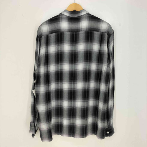 ザリアルマッコイズ THE REAL McCOYS SHADOW CHECK RAYON SHIRT オンブレシャードーチェックレーヨンシャツ メンズ JPN:L