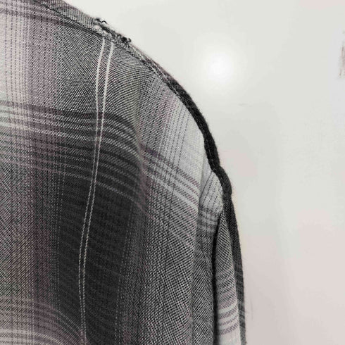 ザリアルマッコイズ THE REAL McCOYS SHADOW CHECK RAYON SHIRT オンブレシャードーチェックレーヨンシャツ メンズ JPN:L