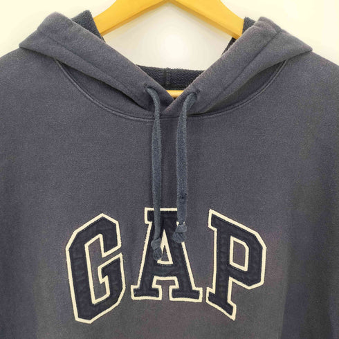 ギャップ Gap 00S 韓国製 ビックシルエット ロゴ刺繍 プルオーバーパーカー メンズ import:M