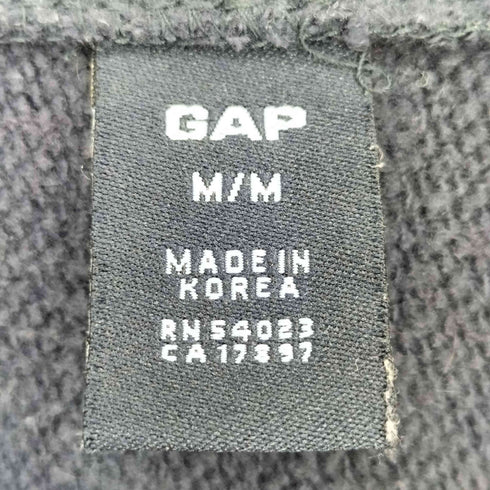 ギャップ Gap 00S 韓国製 ビックシルエット ロゴ刺繍 プルオーバーパーカー メンズ import:M