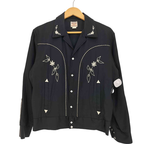 ザリアルマッコイズ THE REAL McCOYS EMBROIDERED RAYON WESTERN JACKET メンズ 38