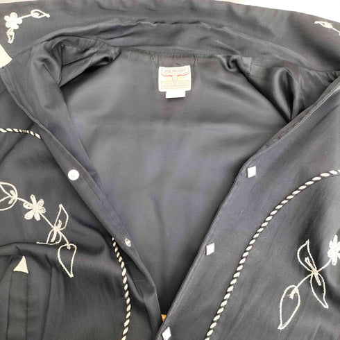ザリアルマッコイズ THE REAL McCOYS EMBROIDERED RAYON WESTERN JACKET メンズ 38