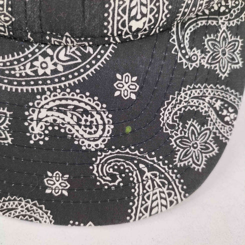 カンゴール KANGOL ペイズリー柄 ロゴ刺繍 6パネル スナップバック キャップ メンズ
