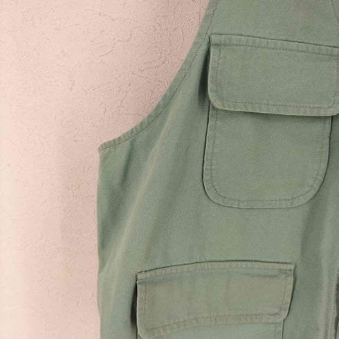 ポロバイラルフローレン Polo by RALPH LAUREN 80-90s USA製 シンチバック ハンティングベスト メンズ import:M
