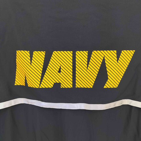 ユーエスネイビー U.S.NAVY USA製 RUNNING JACKET ナイロン トレーニング ランニング ジャケット 18年製 メンズ import:XL