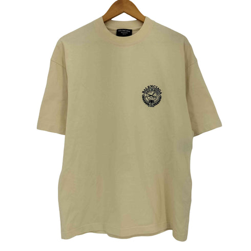 バレンシアガ BALENCIAGA WARDROBE UNISEX ロゴ刺繍 Tシャツ メンズ import:XS