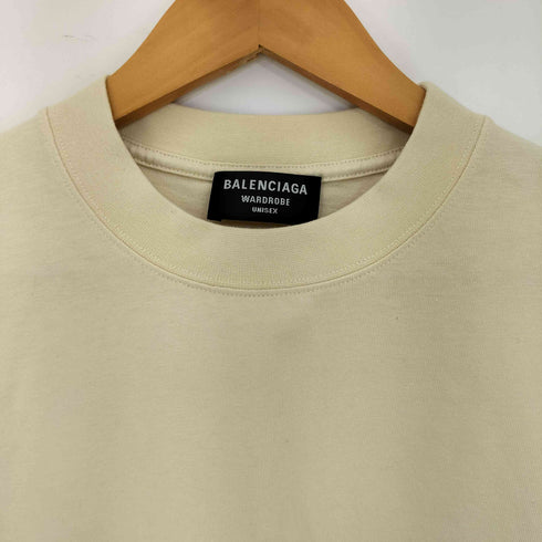 バレンシアガ BALENCIAGA WARDROBE UNISEX ロゴ刺繍 Tシャツ メンズ import:XS