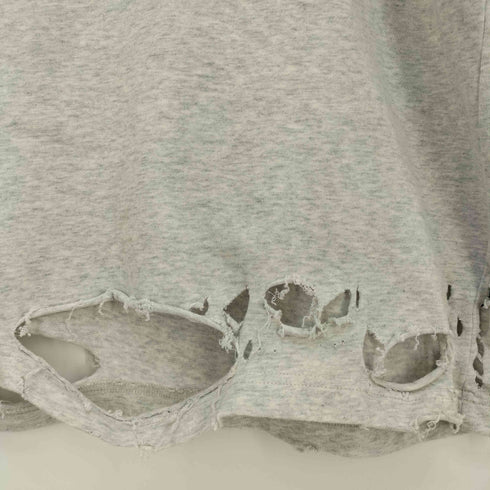 バレンシアガ BALENCIAGA Damaged Design Shoulder Logo T Shirt メンズ 1