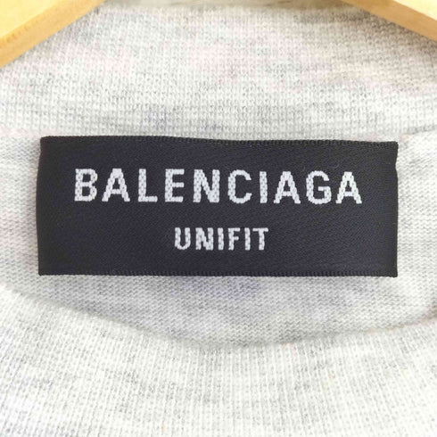 バレンシアガ BALENCIAGA Damaged Design Shoulder Logo T Shirt メンズ 1