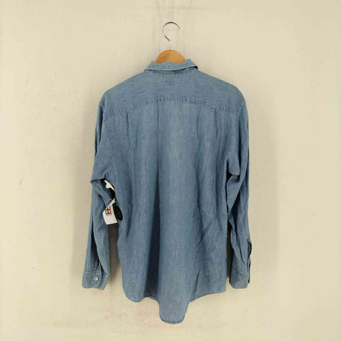 リー Lee 60-70s USA製 フラップポケット シャンブレーシャツ メンズ 15-15 1/2 M