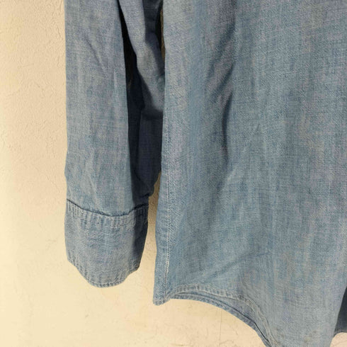 リー Lee 60-70s USA製 フラップポケット シャンブレーシャツ メンズ 15-15 1/2 M