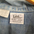 リー Lee 60-70s USA製 フラップポケット シャンブレーシャツ メンズ 15-15 1/2 M