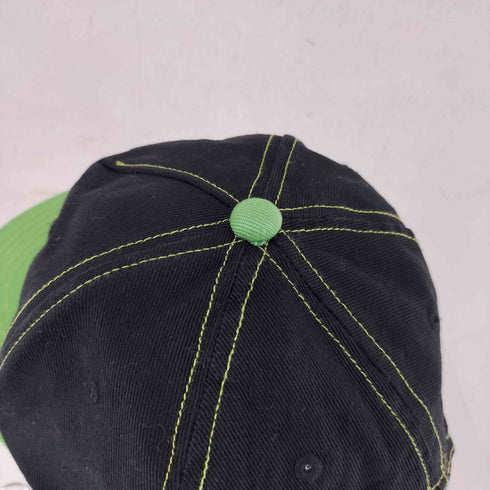 キャラクター刺繍デザイン 6パネル スナップバックキャップ メンズ