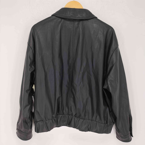 ザラ ZARA フェイクレザー ジャケット レディース import:L