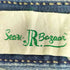 シアーズ Sears 70-80s JR BAZAAR スター刺繍 42TALON ローライズ デニム パンツ メンズ