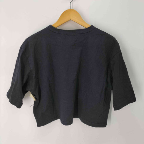 アニエスベーオム Agnes b.homme クロップド ロゴプリントTシャツ レディース 1