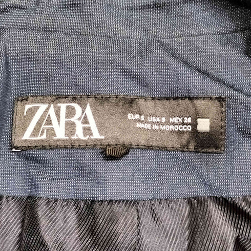 ザラ ZARA CHAQUETA CORTA PESPUNTES CONTRASTE レディース import:S