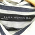 ザラ ZARA リネン ストライプロングワンピース レディース import:L