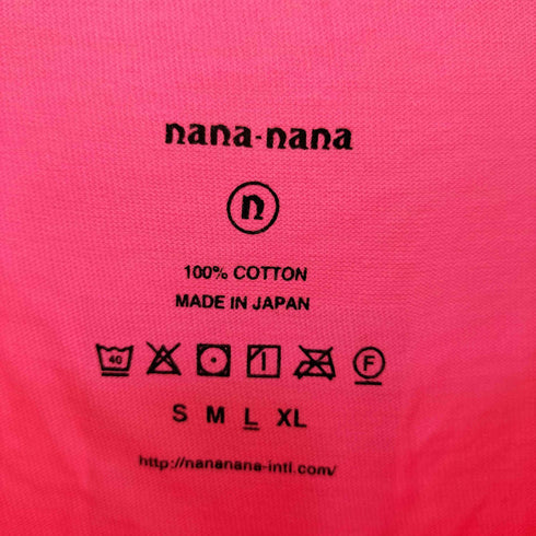 ナナナナ NaNa-NaNa ノットメゾン プリント Tシャツ メンズ JPN:L
