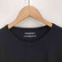 エンポリオアルマーニ EMPORIO ARMANI EMPORIO ARMANI ブラックTシャツ EVAロゴ メンズ JPN:L