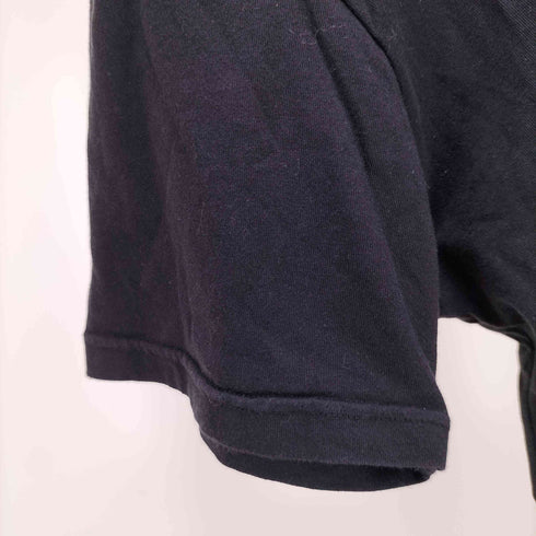 エンポリオアルマーニ EMPORIO ARMANI EMPORIO ARMANI ブラックTシャツ EVAロゴ メンズ JPN:L