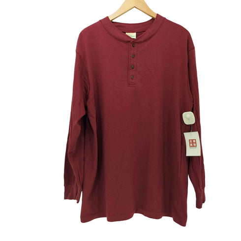エルエルビーン L.L.Bean 70-80s ロングスリーブヘンリーネックTシャツ メンズ