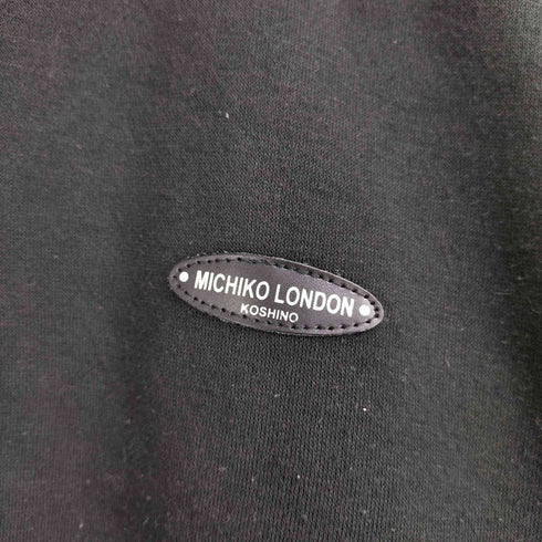 ミチコロンドン MICHIKO LONDON ロゴワッペン ハーフジップ スウェット トレーナー レディース JPN:L