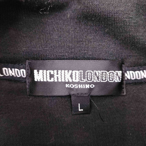ミチコロンドン MICHIKO LONDON ロゴワッペン ハーフジップ スウェット トレーナー レディース JPN:L