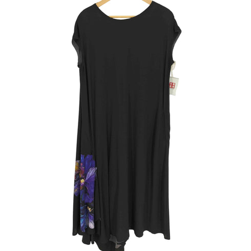 ヨウジヤマモト Yohji Yamamoto 25SS COLLECTIONS FLOUR PRINT SLEEVELESS DRESS フラワープリント ノースリーブドレス レディース JPN:1