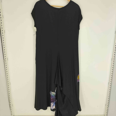 ヨウジヤマモト Yohji Yamamoto 25SS COLLECTIONS FLOUR PRINT SLEEVELESS DRESS フラワープリント ノースリーブドレス レディース JPN:1