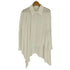 ヨウジヤマモト Yohji Yamamoto 25SS CELLULOSE LONG ASYMMETRY BLOUSE セルロース ロング アシンメトリー ブラウス シャツ レディース JPN:2