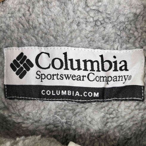 コロンビア Columbia ロゴ刺繍 ナイロン マウンテンパーカー メンズ