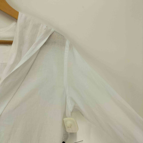 ヨウジヤマモト Yohji Yamamoto 25SS COLLECTIONS 00 KHADI DRAPED DETAIL HOOD DRESS カディ ドレ―ブ ディティールフード ドレープ ブラウス レディース JPN:1
