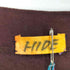 HIDE CRAFT 猫 刺繍 Vネック カットソー レディース