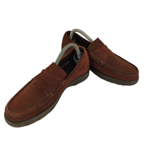 サルヴァトーレフェラガモ Salvatore Ferragamo スウェードコインローファー メンズ 6 1/2