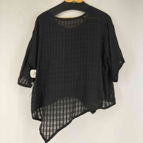 HIDE CRAFT アシンメトリー シアートップス レディース